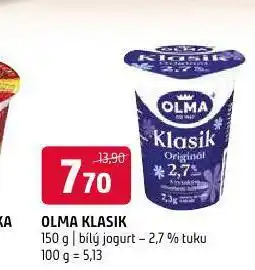 Terno Olma klasik bílý jogurt nabídka