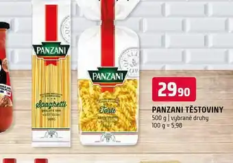 Terno Panzani těstoviny nabídka