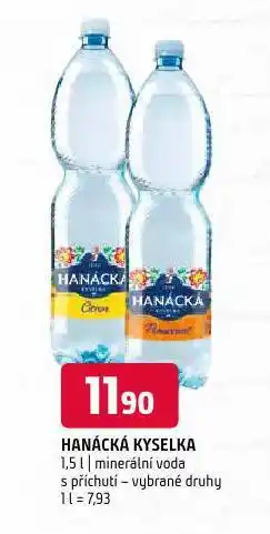 Terno Hanácká kyselka s příchutí nabídka