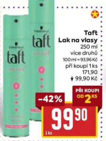 Billa Taft Lak na vlasy nabídka