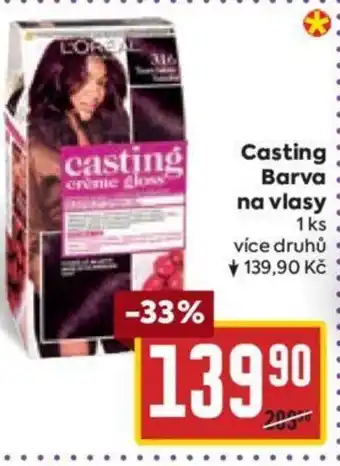 Billa Casting Barva na vlasy nabídka