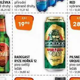 Terno Pivo radegast ryze hořká 12 nabídka