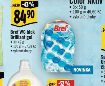 Albert Bref wc blok brilliant gel nabídka