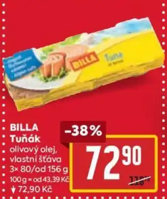 Billa BILLA Tuňák nabídka