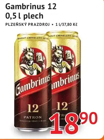 Coop hb Gambrinus 12 0,5l plech nabídka