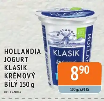 Coop hb HOLLANDIA JOGURT KLASIK KRÉMOVÝ BÍLÝ 150 g nabídka