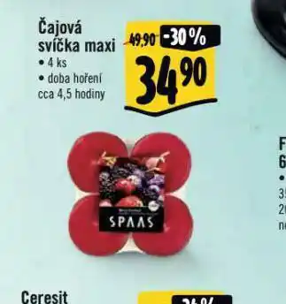Albert Čajová svíčka maxi nabídka