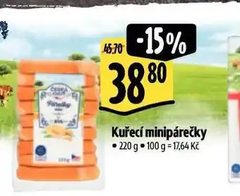 Albert Kuřecí minipárečky nabídka