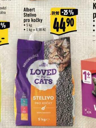 Albert Albert stelivo pro kočky nabídka