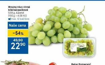 Tesco Hrozny révy vinné bílé bezpeckové nabídka