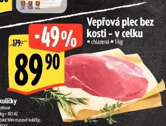Albert Vepřová plec bez kosti nabídka