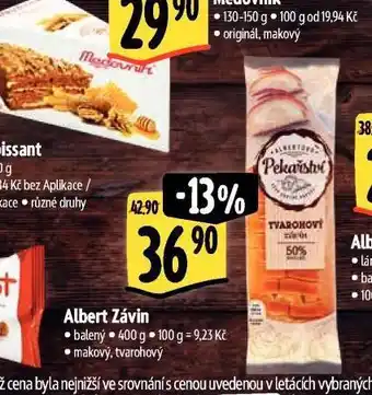 Albert Závin nabídka