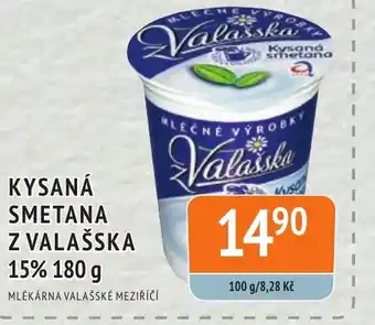 Coop hb KYSANÁ SMETANA Z VALAŠSKA 15% 180 g nabídka