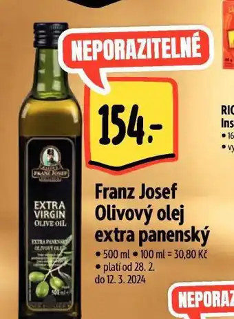 Albert Franz josef extra panenský olivový olej nabídka