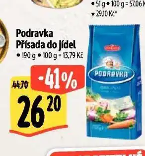 Albert Podravka přísada do jídel nabídka