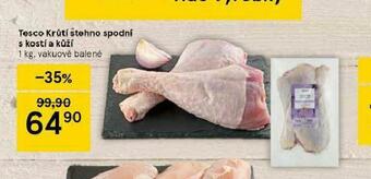 Tesco Krůtí stehno spodní s kostí a kůží nabídka
