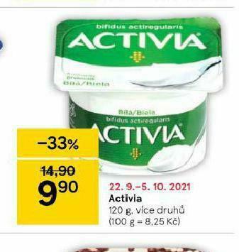 Tesco Activia nabídka