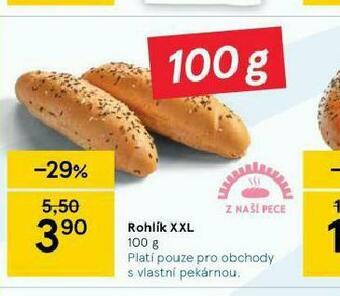 Tesco Rohlík xxl nabídka