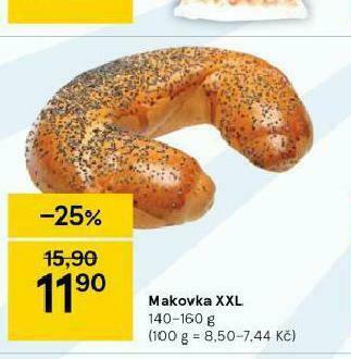 Tesco Makovka xxl nabídka