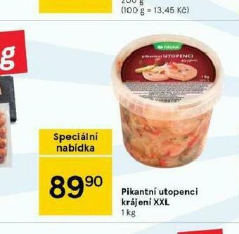Tesco Pikantní utopenci krájení xxl nabídka