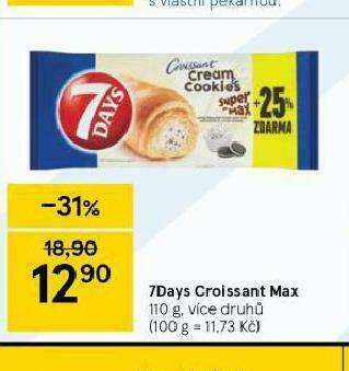 Tesco 7days croissant max nabídka