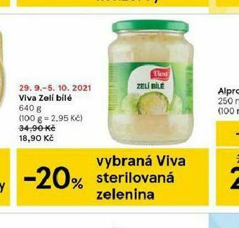 Tesco Viva zelí bílé nabídka