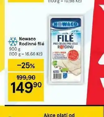 Tesco Nowaco rodinné filé nabídka