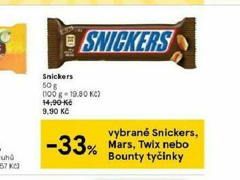 Tesco Snickers nabídka