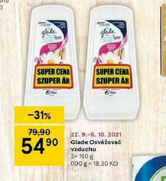 Tesco Glade osvěžovač vzduchu nabídka