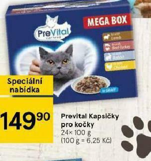 Tesco Prevital kapsičky pro kočky nabídka