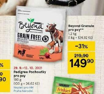 Tesco Beyond granule pro psy nabídka