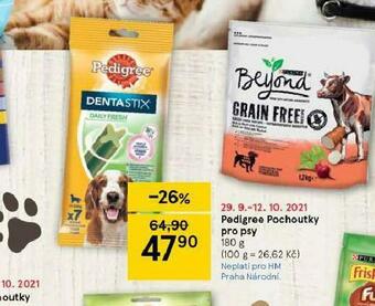 Tesco Pedigree pochoutky pro psy nabídka