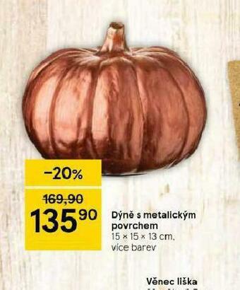 Tesco Dýně s metalickým povrchem nabídka