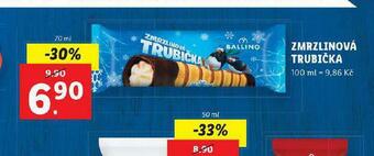 Lidl Zmrzlinová trubička nabídka