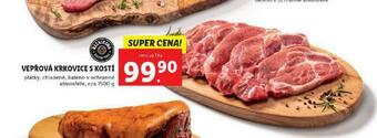 Lidl Vepřová krkovice s kostí nabídka