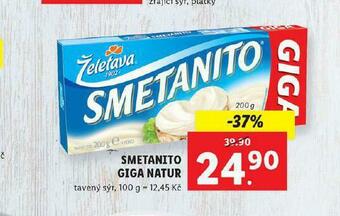 Lidl Smetanito giga natur nabídka