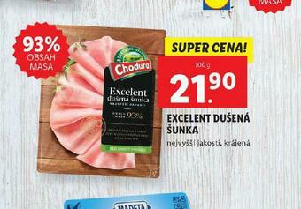 Lidl Excelent dušená šunka nabídka