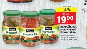 Lidl Hamé hradišťanka nabídka