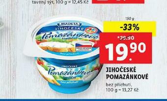 Lidl Jihočeské pomazánkové nabídka