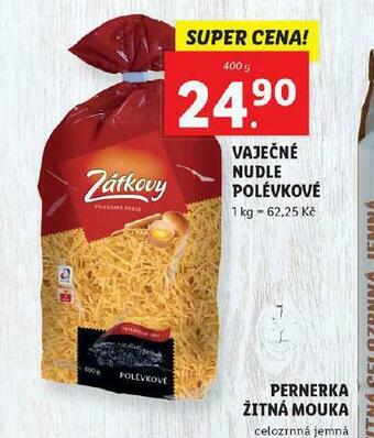 Lidl Vaječné nudle polévkové nabídka