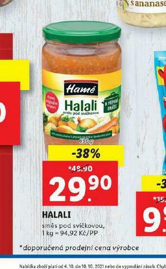Lidl Hamé halali nabídka