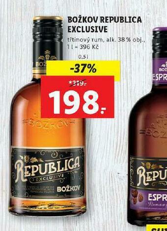 Lidl Božkov republica exclusive nabídka