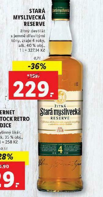 Lidl Stará myslivecká reserve nabídka