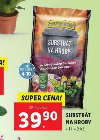 Lidl Substrát na hroby nabídka