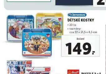 Lidl Dětské kostky nabídka