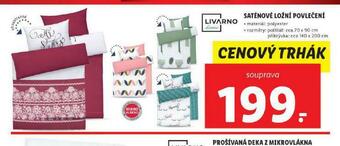 Lidl Saténové ložní povlečení nabídka