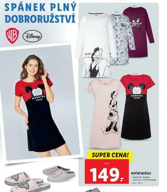Lidl Noční košile nabídka
