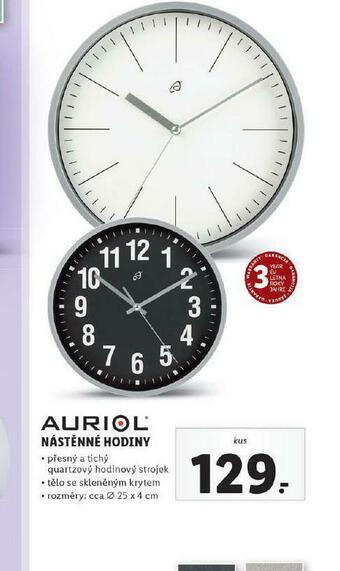 Lidl Nástěnné hodiny nabídka