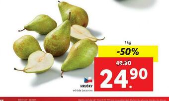 Lidl Hrušky nabídka