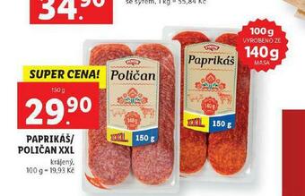 Lidl Paprikáš xxl nabídka